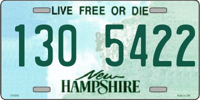 NH license plate 1305422
