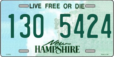 NH license plate 1305424