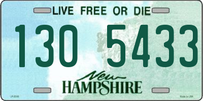NH license plate 1305433