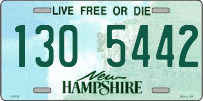 NH license plate 1305442