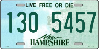 NH license plate 1305457
