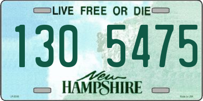 NH license plate 1305475