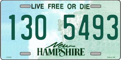 NH license plate 1305493