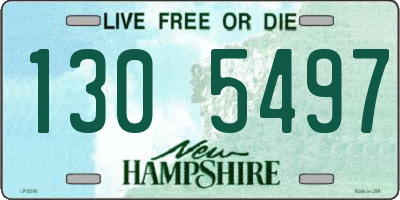 NH license plate 1305497