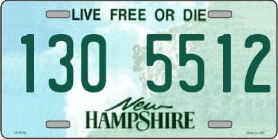 NH license plate 1305512