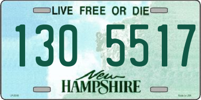 NH license plate 1305517