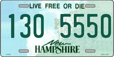 NH license plate 1305550