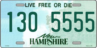 NH license plate 1305555