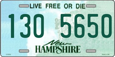 NH license plate 1305650