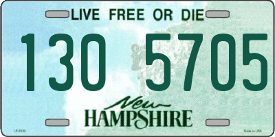NH license plate 1305705