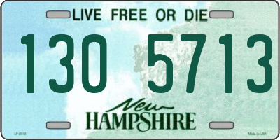 NH license plate 1305713