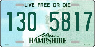 NH license plate 1305817