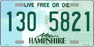 NH license plate 1305821