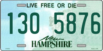 NH license plate 1305876