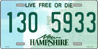 NH license plate 1305933