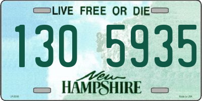 NH license plate 1305935