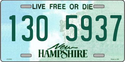 NH license plate 1305937