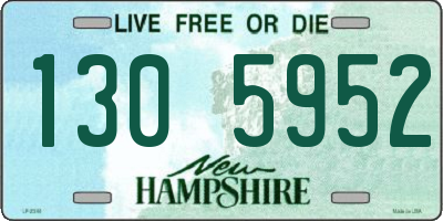 NH license plate 1305952