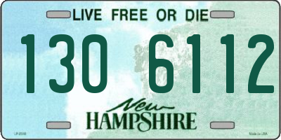 NH license plate 1306112