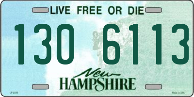NH license plate 1306113