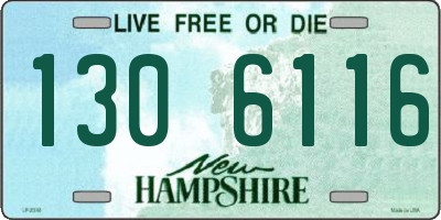 NH license plate 1306116