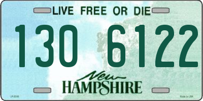 NH license plate 1306122