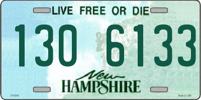NH license plate 1306133