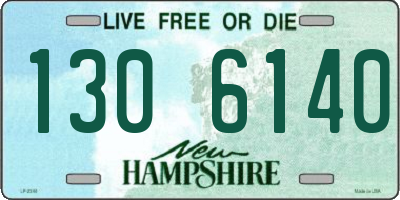 NH license plate 1306140