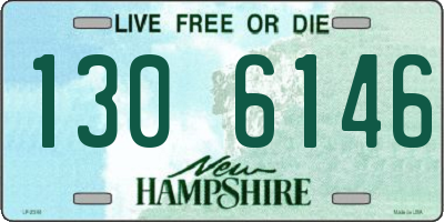 NH license plate 1306146