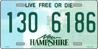NH license plate 1306186
