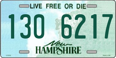 NH license plate 1306217