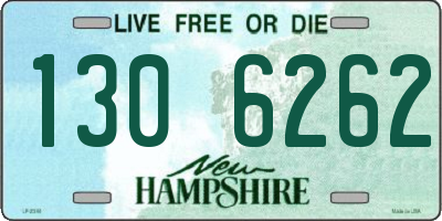 NH license plate 1306262
