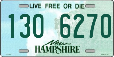 NH license plate 1306270