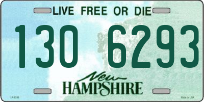 NH license plate 1306293