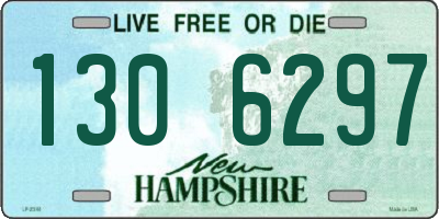 NH license plate 1306297