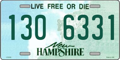 NH license plate 1306331