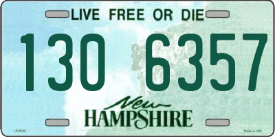 NH license plate 1306357