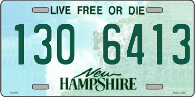 NH license plate 1306413