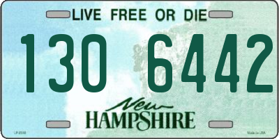NH license plate 1306442
