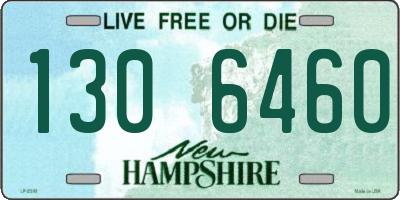 NH license plate 1306460