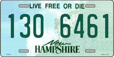 NH license plate 1306461