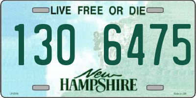 NH license plate 1306475