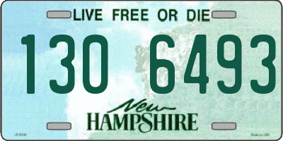 NH license plate 1306493