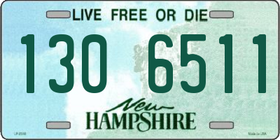 NH license plate 1306511