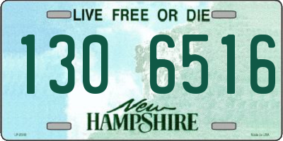NH license plate 1306516
