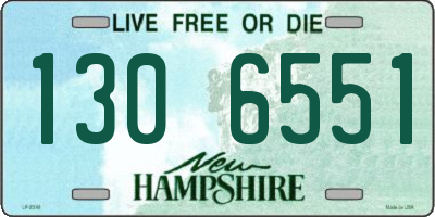 NH license plate 1306551
