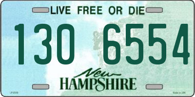 NH license plate 1306554
