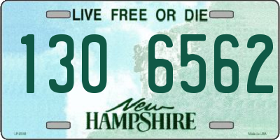 NH license plate 1306562