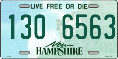 NH license plate 1306563