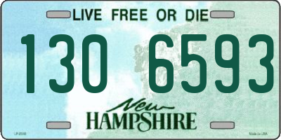 NH license plate 1306593